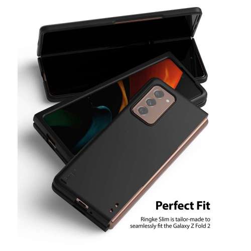 9成新 韓國 Ringke Slim Case Designed for Galaxy Z Fold 2 Fold2 保護套 Black