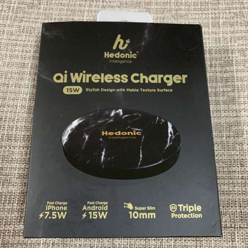 Hedonic Intelligence Qi 15W wireless charger 快充無線充電器