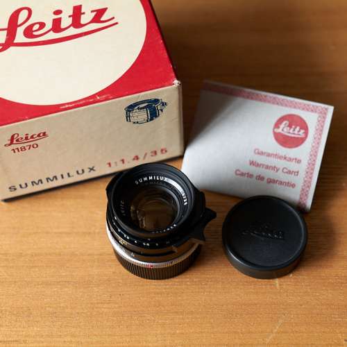 95% New Leica Summilux-M 35mm f/1.4 v2 Pre-ASPH 少有連盒證書 (canada pre-a, f2)