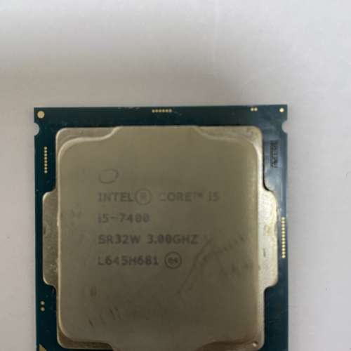 Intel i5-7400 CPU ,6M Cache, 3.0 to 3.50 GHz