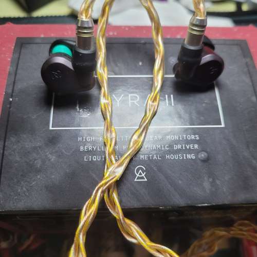 Campfire lyra ii 淨耳機+盒+皮套+升級線