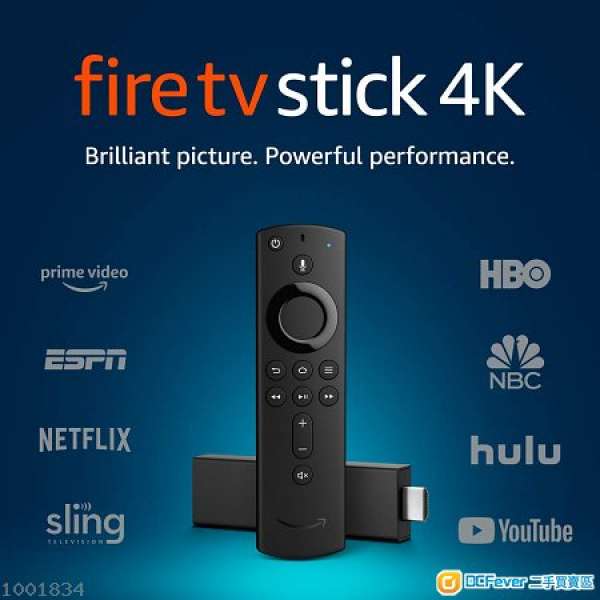 Amazon Fire TV Stick 4K with Alexa語音遙控器Steaming media player超高清串流媒...
