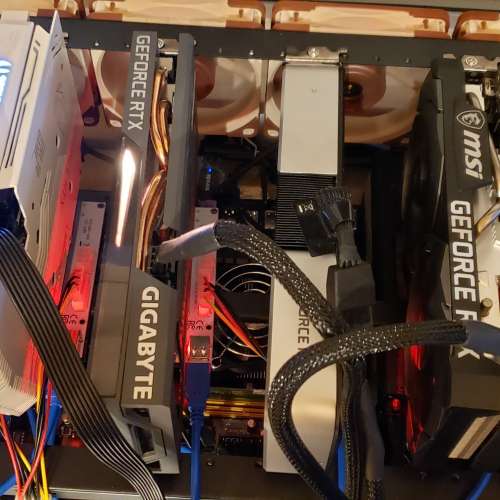 6卡礦機 RTX 3070 x2 + RTX 3060 ti x4 (連配套絕對超值)
