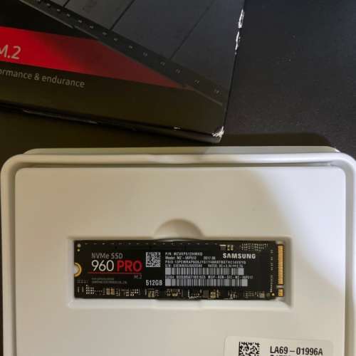 (可議) Samsung 960 PRO 512GB M.2 SSD