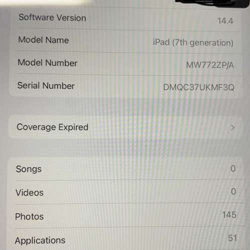 iPad 2019第7代128GB太空灰 WIFI版