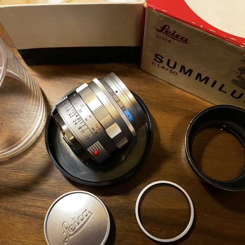 Leica 50mm F1.4 Summilux V2 chrome E43 (Amber coating) full sets