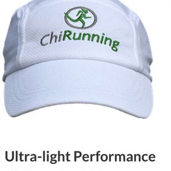 New ChiRunning US ultra light performance hat 運動防曬帽 + 手環 set