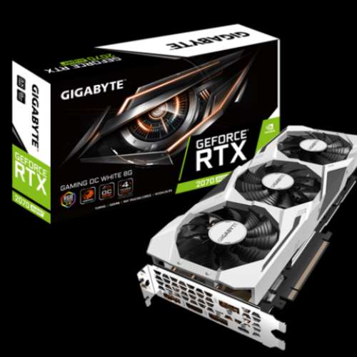 Gigabyte GeForce® RTX 2070 SUPER™ WINDFORCE OC 8G (白色) 99% new