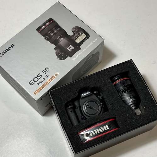 Canon 5D mark lll 連EF24-105mm f/4L USM 8GB USB 相機模型手指