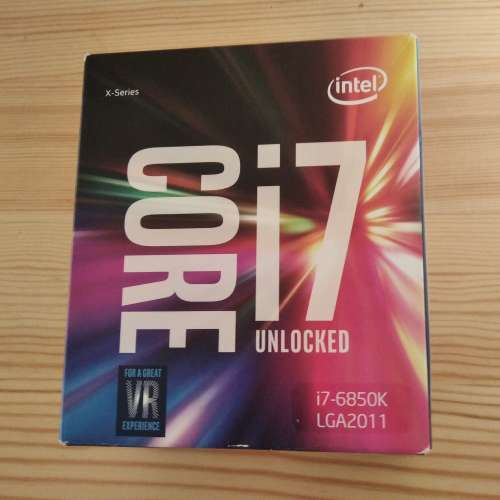 盒装INTEL I7 6850K 主頻3.60GHz (LGA 2011-3 適用X99 主板)