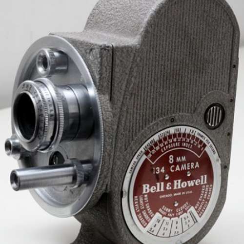Bell & Howell 134 美國8厘米古董攝錄機 連同廠12.5mm f/1.9電影鏡(95%新)全機械上...