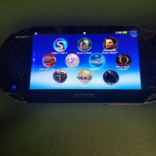 99%絕版 psvita 3.6變革 大容量128gb,已破解抄爆過百隻遊戲及過千隻模擬器遊戲