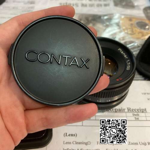 Contax / Yashica CY 無段式光圈D-Click 、Lens Cleaning / Aperture Repair (抹鏡...