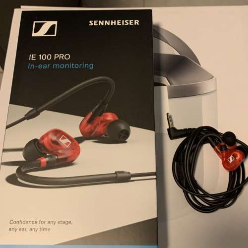 Sennheiser IE100 pro in-ear monitor earphone full set 95%new