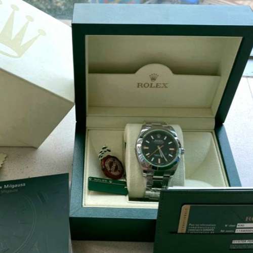 Rolex 116400GV Milgauss New (not AP Tudor IWC Omega Seiko)
