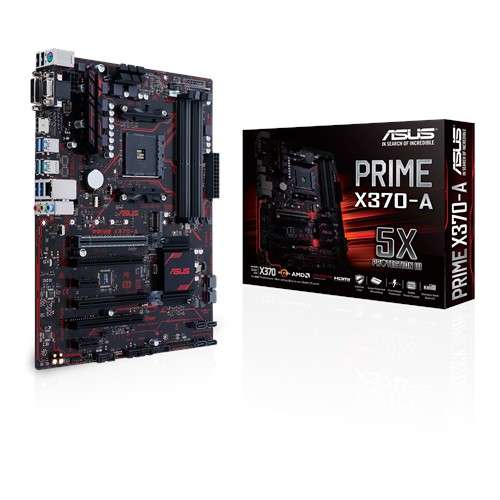 (全新AM4盒裝)ASUS PRIME X370-A底板連全新配件