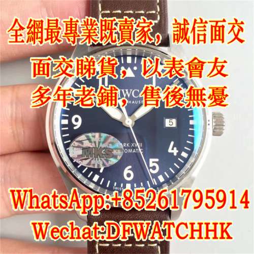 萬國 IWC 萬國馬克系列 藍面 40mm