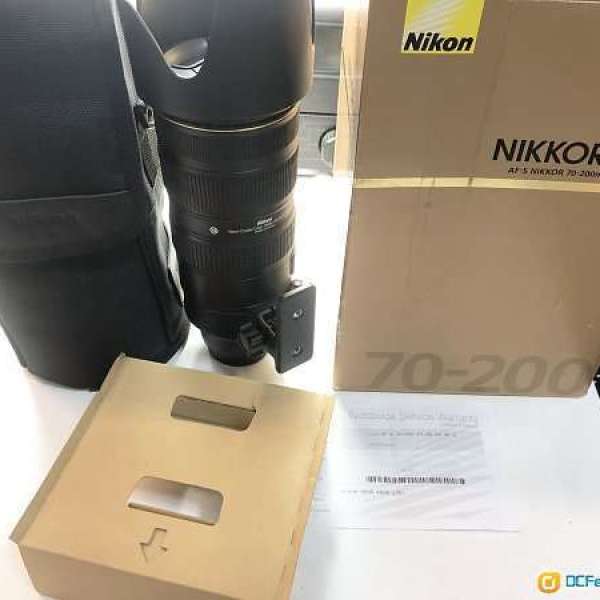 新淨行貨Nikon AF-S 70-200mm f2.8 ED VR II 二代，LB6 小黑6，可置換D500/D810/D4...