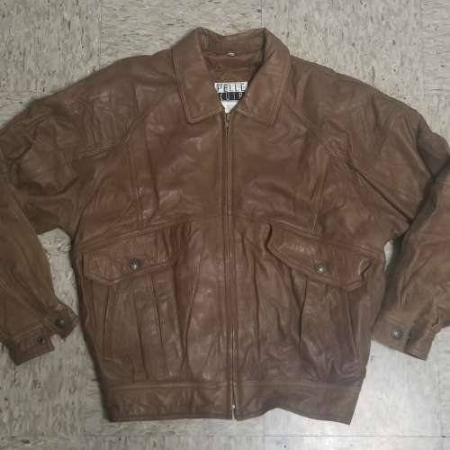 Pelle Cuir Leather Jacket 皮褸外套 - Size Medium 中碼