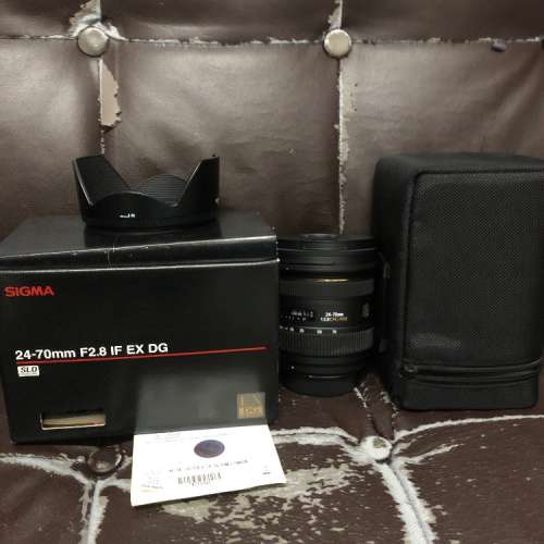新淨靚仔 全套有盒 Sigma 24-70 24-70mm F2.8 Nikon HSM 新皮