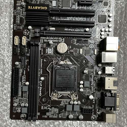 二手 GIGABYTE h81M-HD3 H81 DDR3 USB3 LGA1150 MATX MB