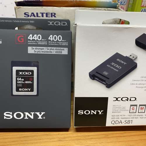 Sony XQD 64G card 連 card reader