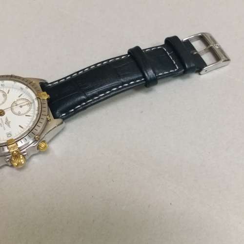 百年靈  breitling  20mm  原裝皮錶帶扣