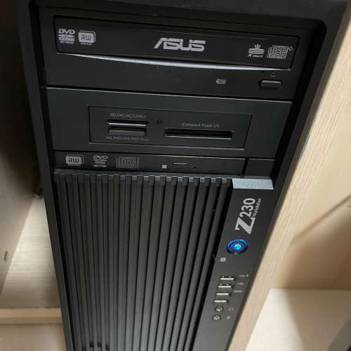 100%正常 - HP Z230 工作站繪圖機 E3-1225 v3 @3.2GHz CPU + 16GB RAM + 500GB SSD...