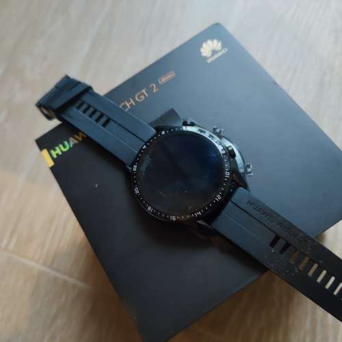 華為 Huawei Watch GT 2 黑色膠帶 46mm