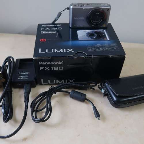 2手 Panasonic Lumix DMC - FX180 digital camera 數碼相機 Made in Japan 全套齊