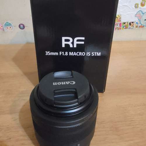 Canon RF 35mm f1.8 macro is stm 99%new