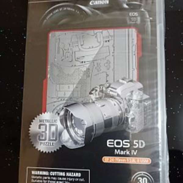 全新Canon EOS 5DIV 3D立體拼圖！