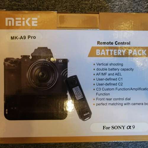 Meike 美科 MK-A9 Pro 電池手柄 ( Sony A9/A7R3 專用)