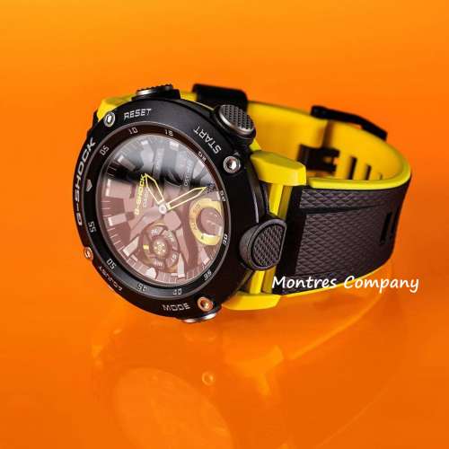 Montres Company香港註冊公司(26年老店) 卡西歐 CASIO G-Shock 碳纖維防護 內側配...