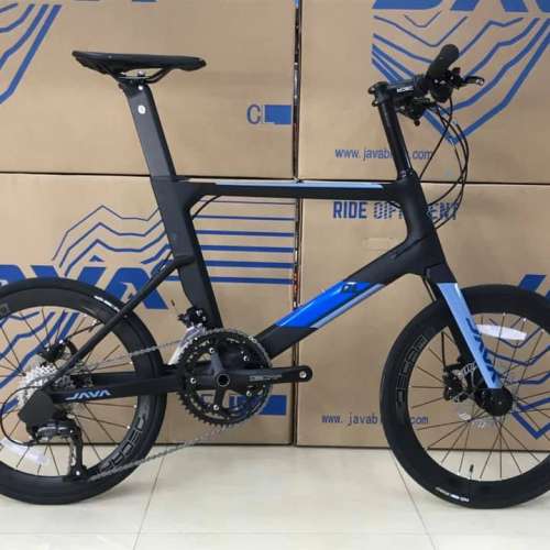 2020 新款 JAVA CL-CARBON-18速 平把碳纖小輪車 送水架前後蛙燈