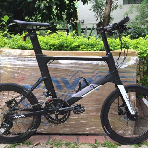 2020 新款 JAVA CL-CARBON-18速 平把碳纖小輪車 送水架前後蛙燈