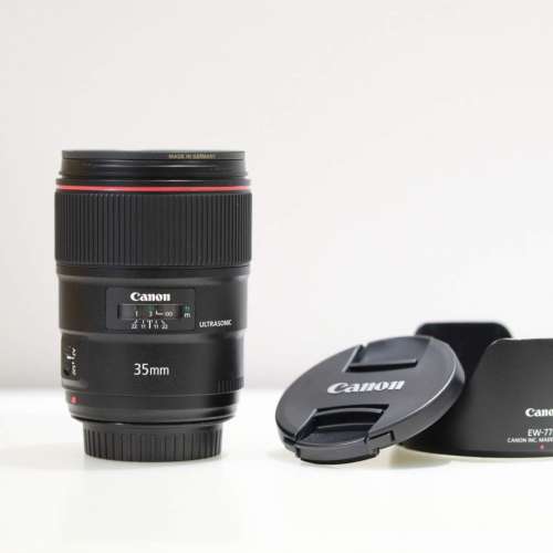 Canon EF 35mm f/1.4L II USM (99%new)連b+w 72mm filter