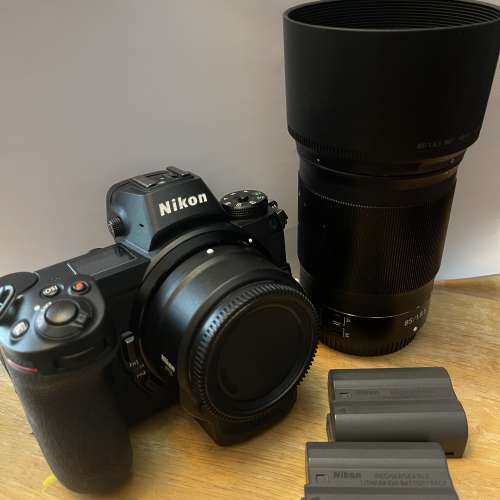 Nikon z6連FTZ adapter z85mm f1.8 3原廠電