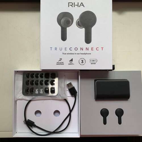RHA True Connect 無線 藍芽 耳機 Full Set 齊 有單