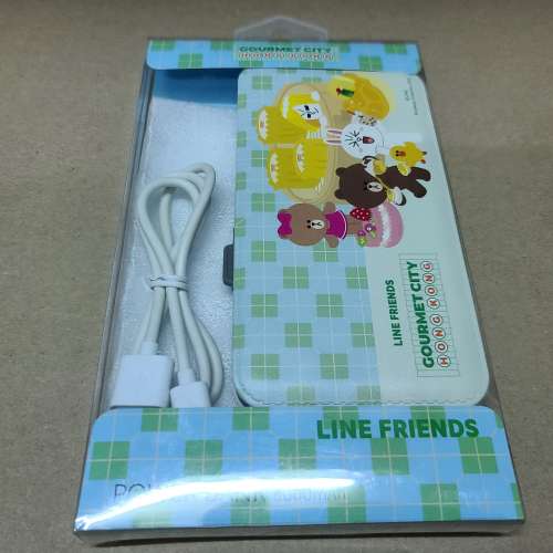 LINE FRIENDS PowerBank 8000mAh output DC5V/2.1A (Brand new 100% item/100%全新...