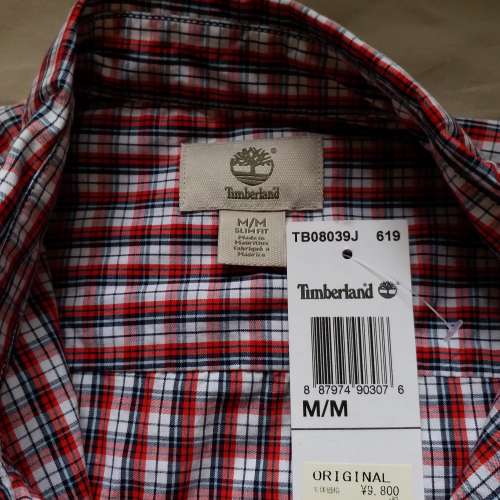 (全新) Timberland 男裝薄身長袖 T-shirt Size M (A&F Hollister Superdry)