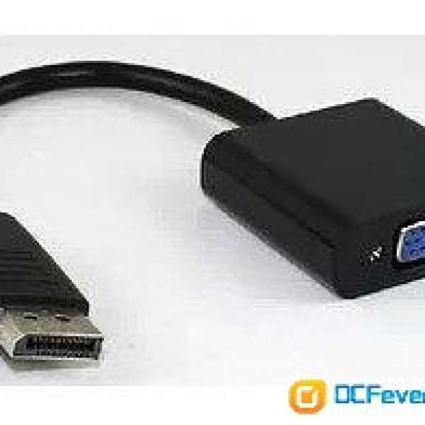 DP to VGA, DisplayPort to VGA, DisplayPort轉VGA, VGA轉DP,VGA轉Displayport