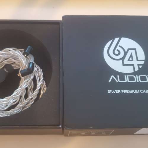 64 audio silver preimun cable 0.78 cm 2.5.平衡