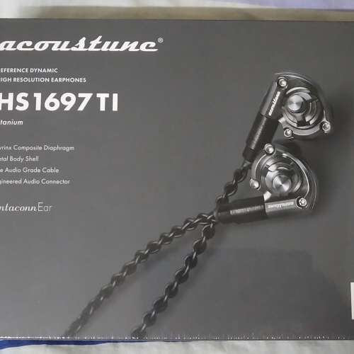 全新Acoustune 鈦金屬耳機 - HS1697TI