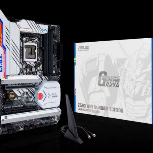 底板 AUSU Z590 ATX gaming motherboard Gundam edition