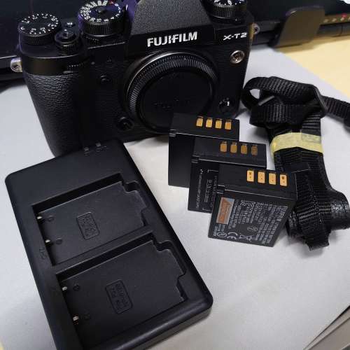 Fujifilm X-T2 Black 機身+3電+usb充電器