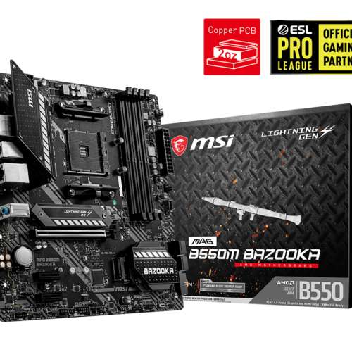 MSI MAG B550M BAZOOKA M-ATX 底板 (主機板)