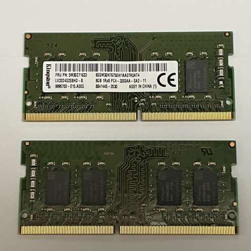 Kingston SODIMM DDR4 3200MHz 8Gx2 Laptop Notebook RAM