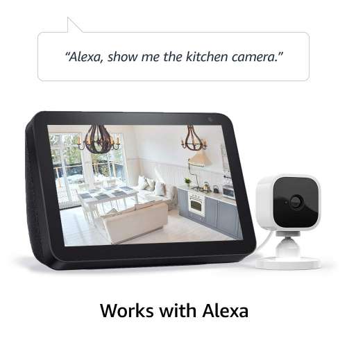 Amazon Blink Mini Compact indoor plug-in smart security camera 亞馬遜攝像頭,全...