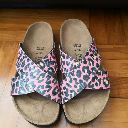 🈹價 100%全新正版Birkenstock Papillio女裝粉色豹紋厚底涼鞋